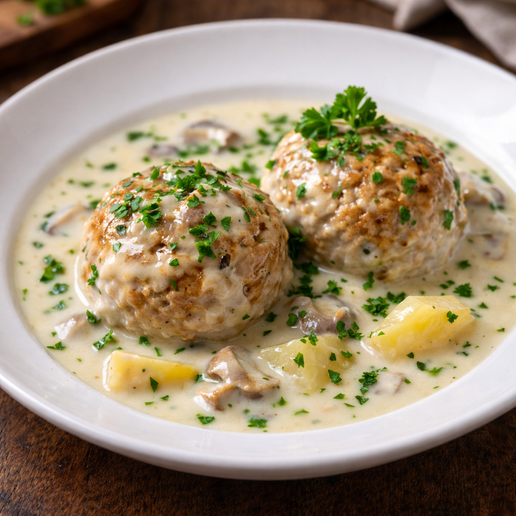 Кюфтета фрикасе