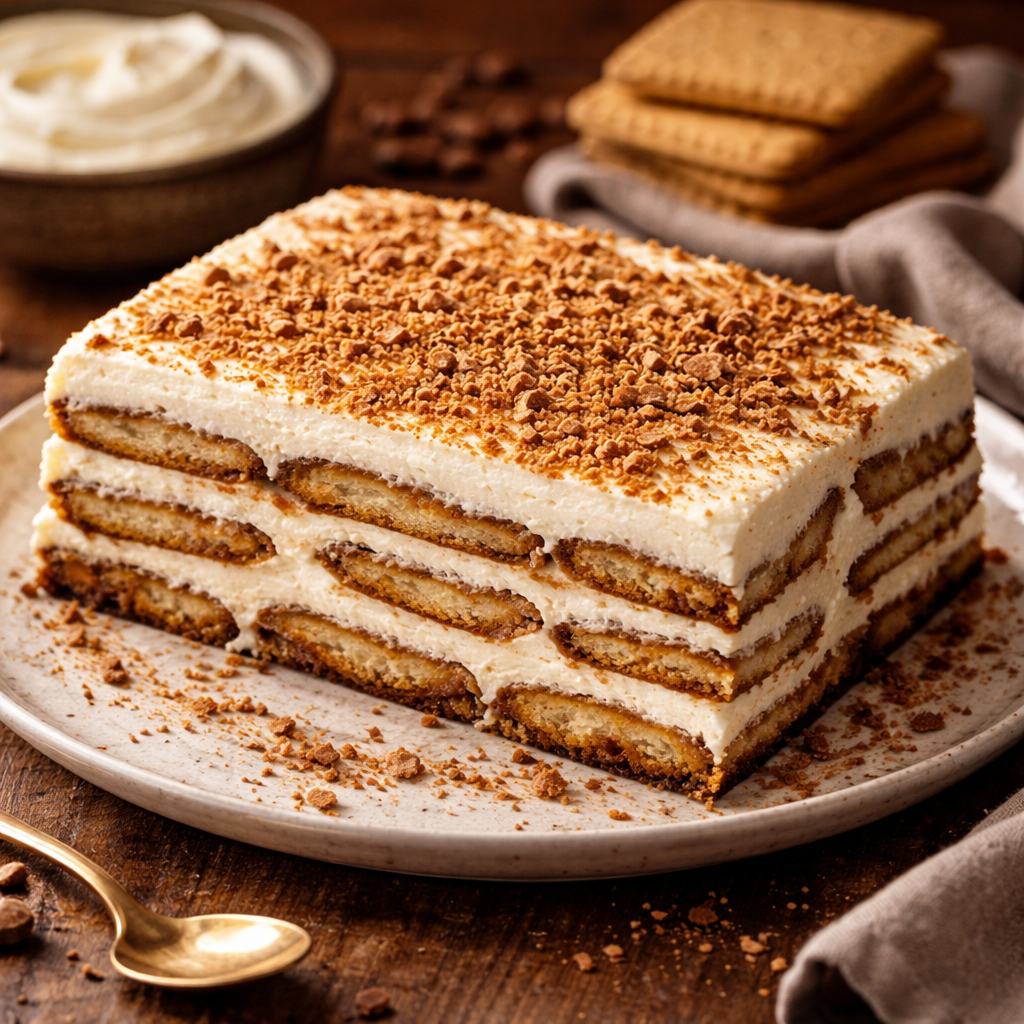 Бисквитена с маскарпоне