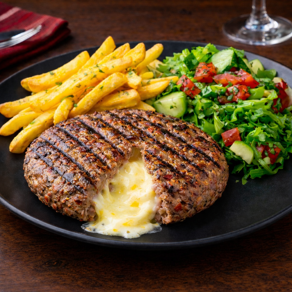 Пълнена свинска плескавица